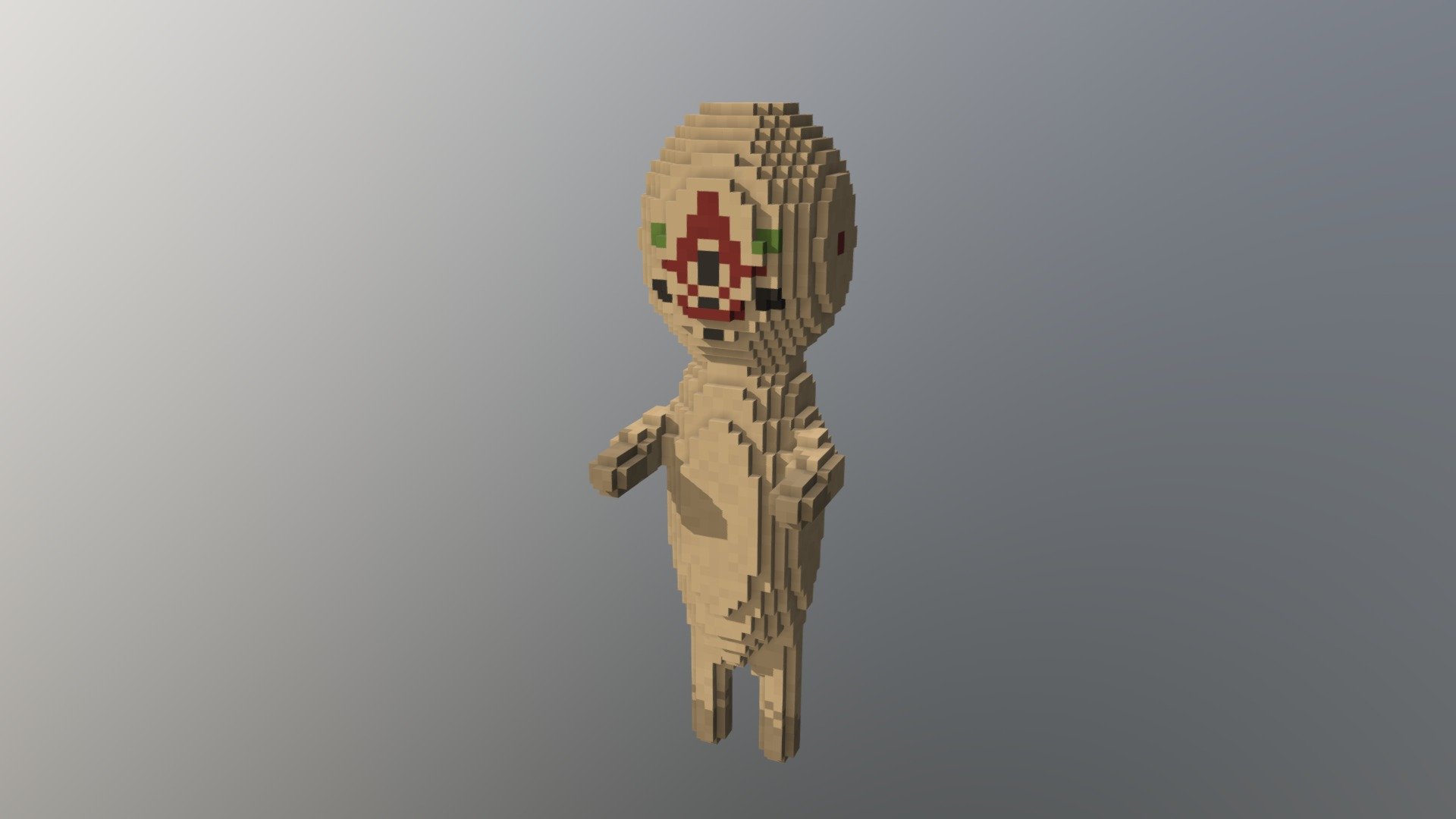 SCP-173 Monster - 3D Model Animated - PixelBoom