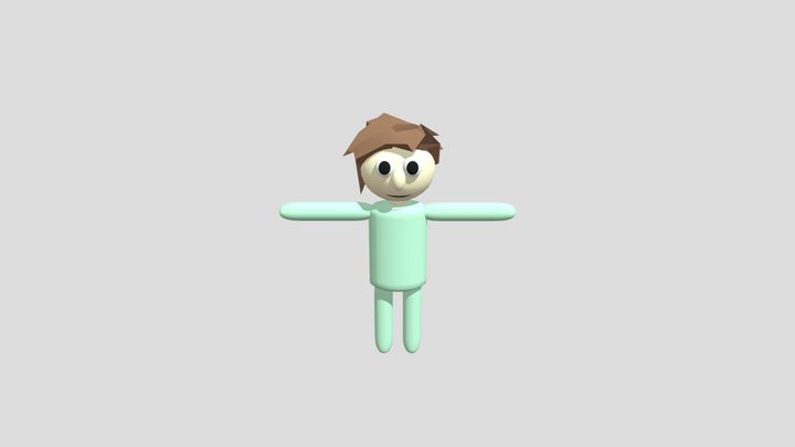 Baldi's Basics Student Model 3D Model