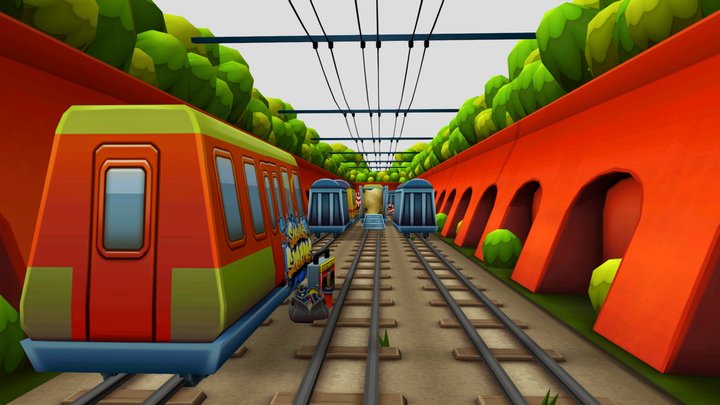 Subway Surfers Maps 3D Model