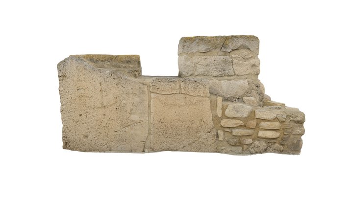 Kition altar ship graffiti 3D Model
