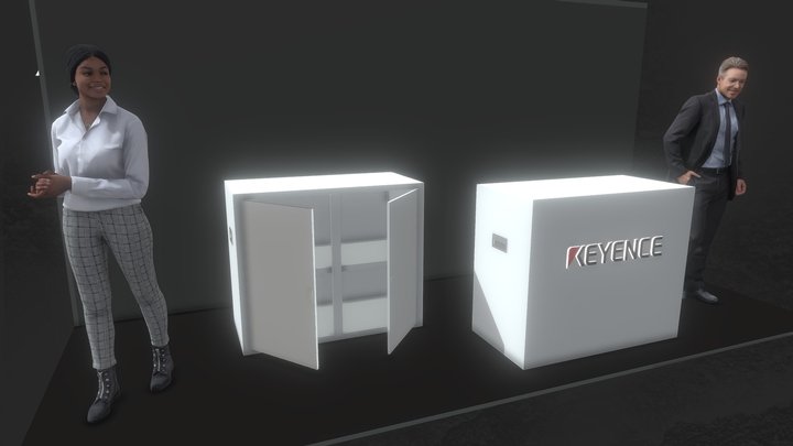 OUTDATED_ Keyence_ Counter_ Show_2024 3D Model