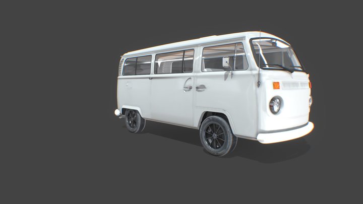 VW Bus 3D Model