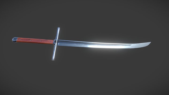 Kriegsmesser 3D Model