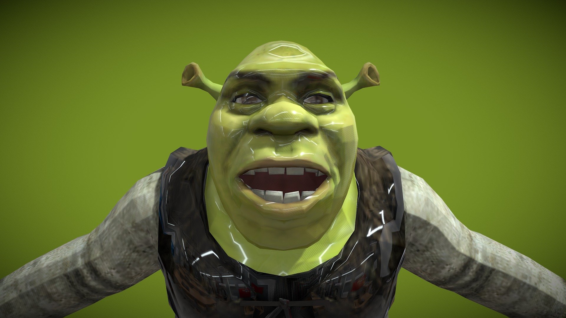 Shrek - Download Free 3D model by RockoFoxy [efd5458] - Sketchfab