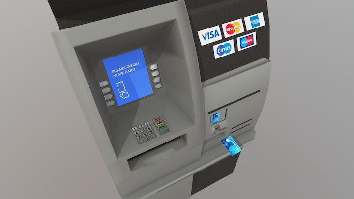 ATM Machine Model 3D Model
