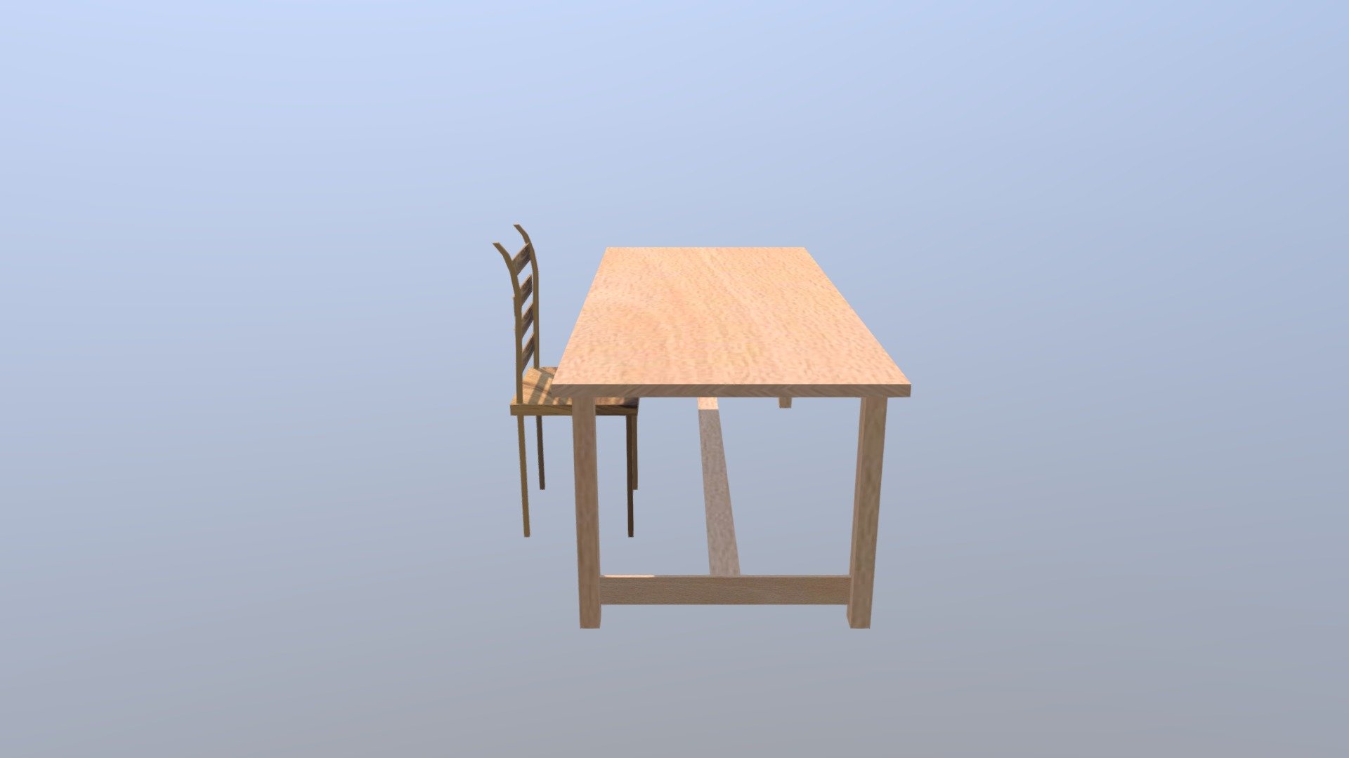 TafelEnStoelVoor3dSchoolOpdrachtVoorSchool