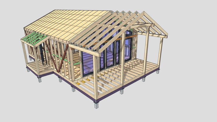 КР Eco- Barn 70 201225 3D Model