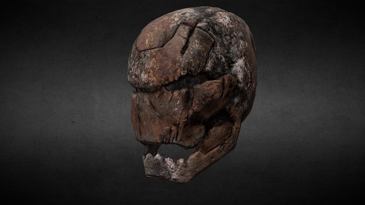Rusty Iron Mask 3D Model