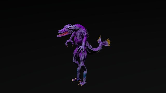 Krokodil 3D Model