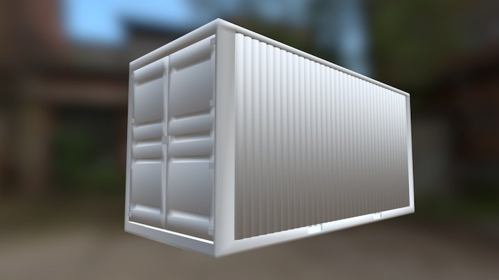 Shipping Container 3D Model