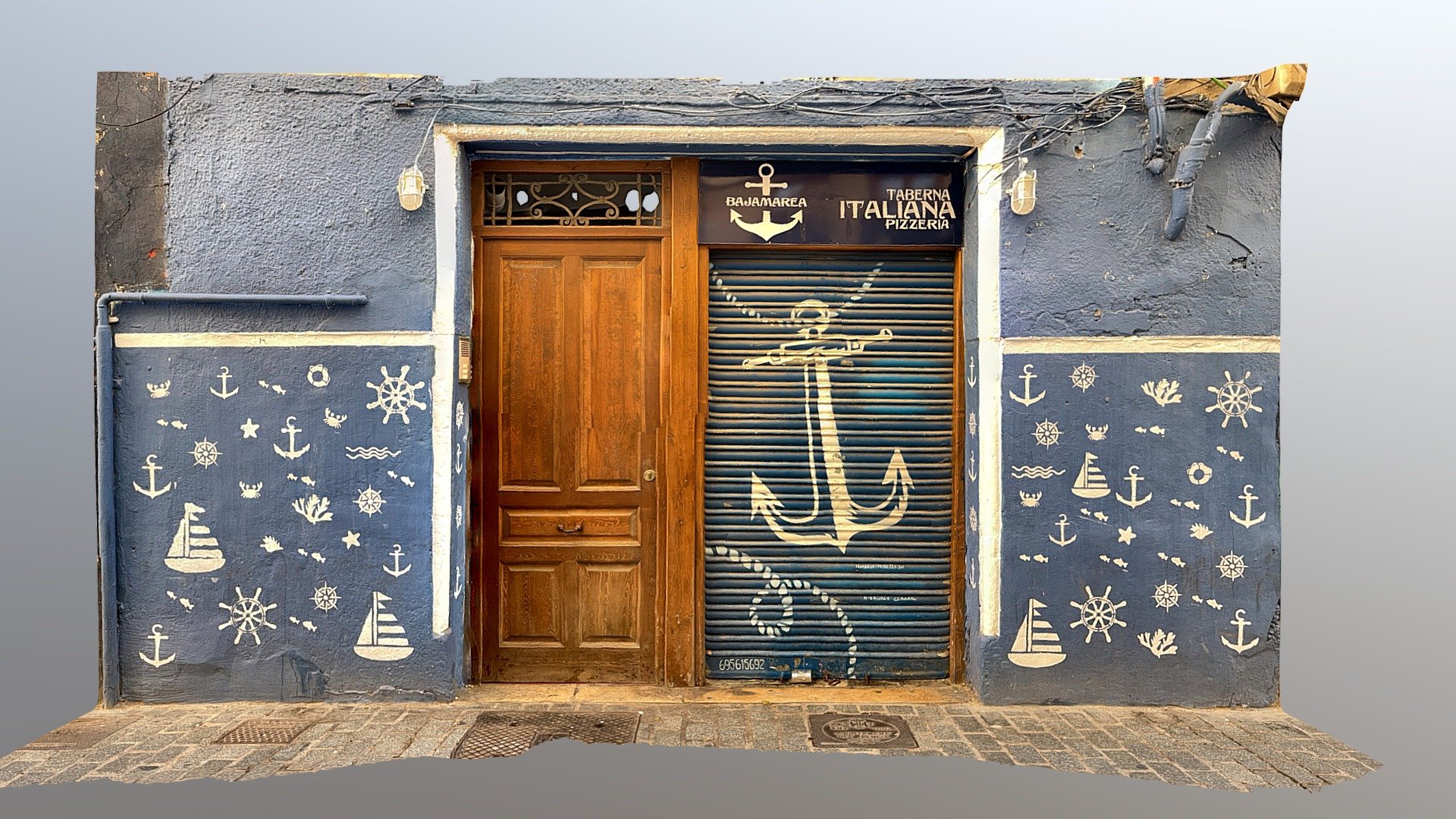 Italian restaurant facade