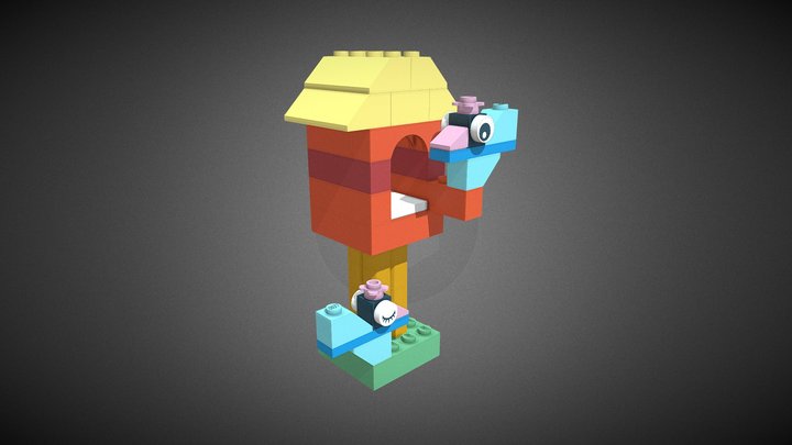 Bird House 3D Model