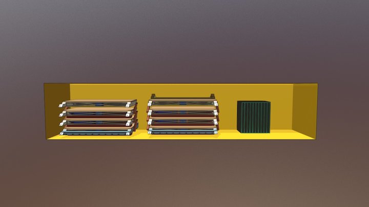 The Cascade - Shipping Container 3D Model
