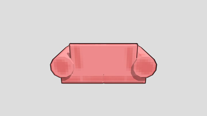 simpson´s couch 3D Model