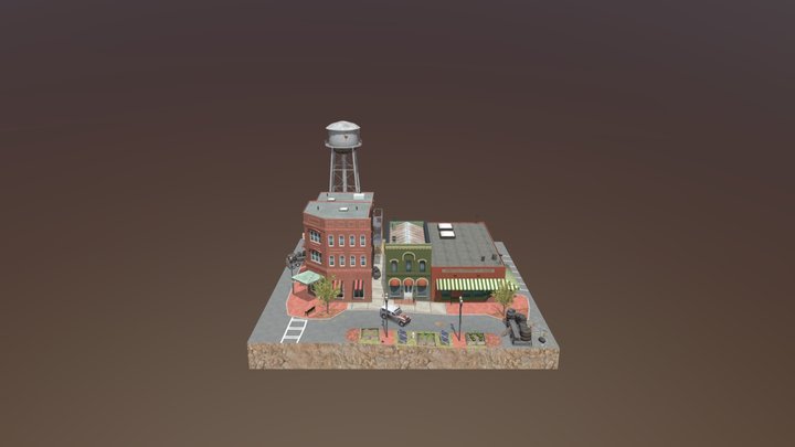 Woodbury Georgia 3D Model