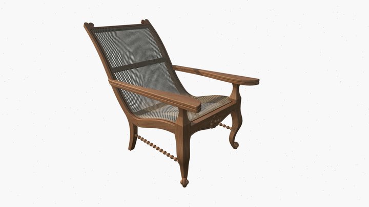 Planter's Chair 3D Model