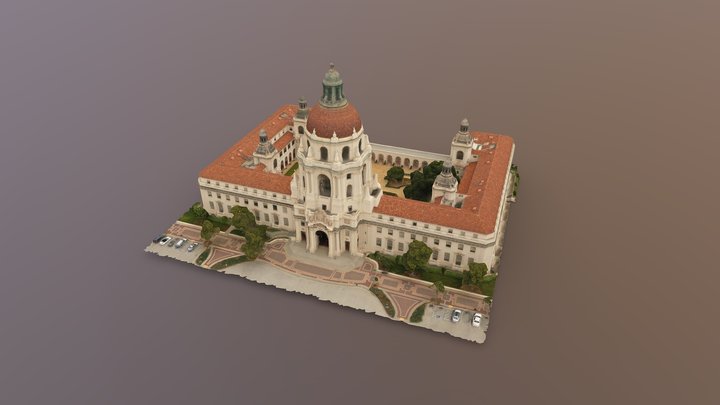 Pasadena City Hall 3D Model