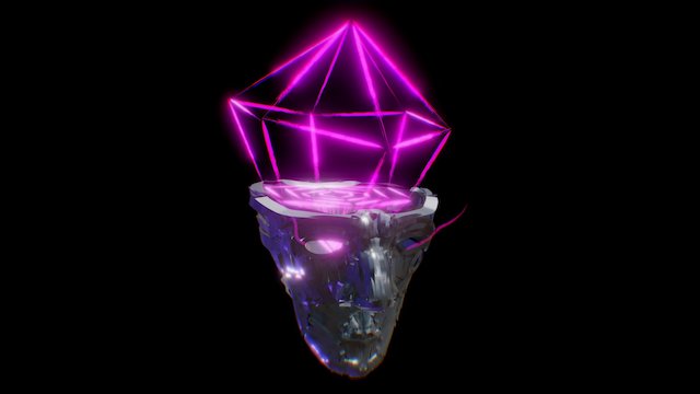 Big Giant Head in the Sky 3D Model