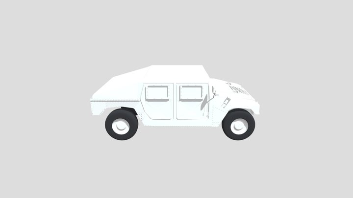 WIP humvee M1025 3D Model