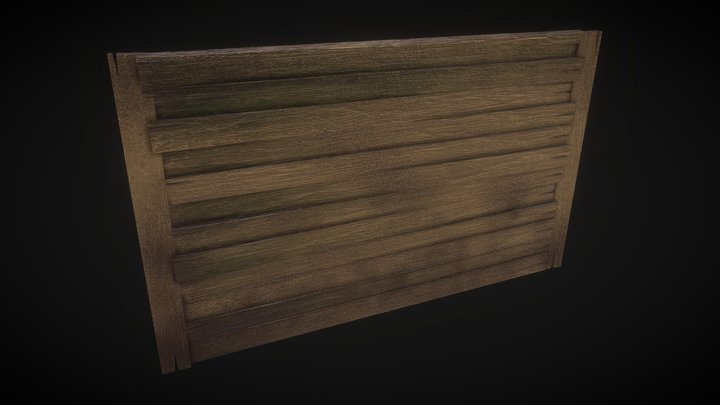 Cabin Wall Asset 3D Model