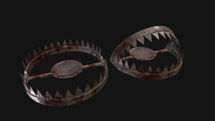 Bear trap 3D models Sketchfab