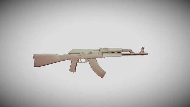 Game Ready AKM 3D Model