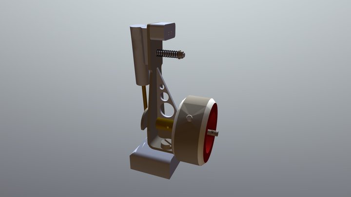 S01-Simple steam engine 3D Model