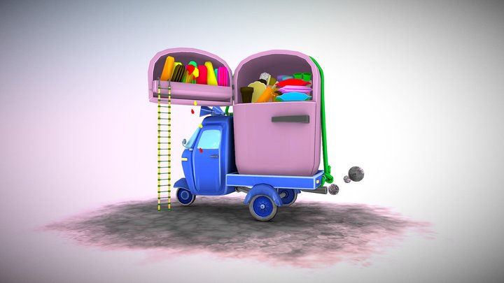 icecream truck challenge - o' trerrote 3D Model