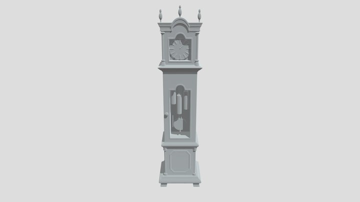 Stranger Things Clock 1 3D Model