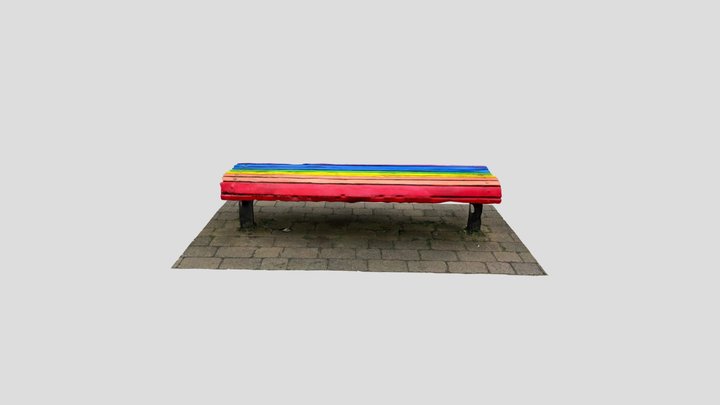 Pride Bench 3D Model