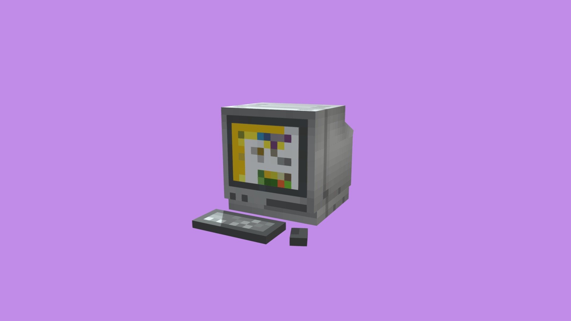 Old Computer - 3D model by mezzbeans [efe21e7] - Sketchfab