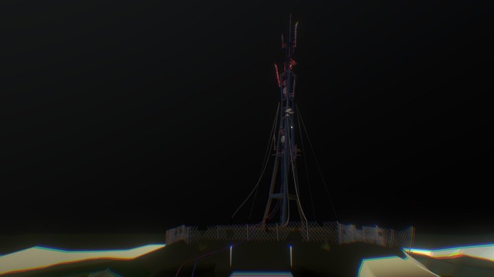 Radio_Tower_Creepy 3D Model