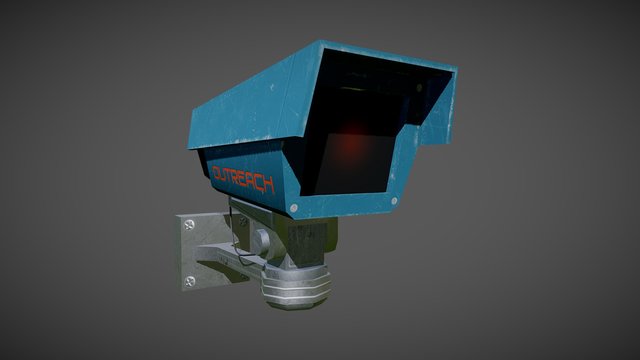 Security Camera 3D Model