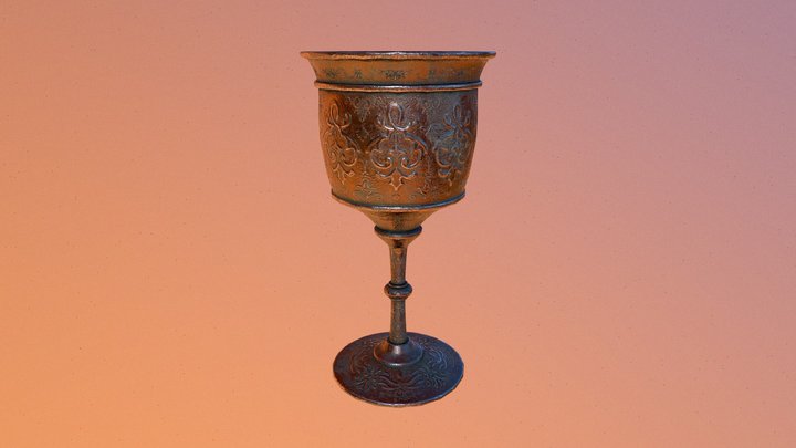 Bronze Goblet 3D Model