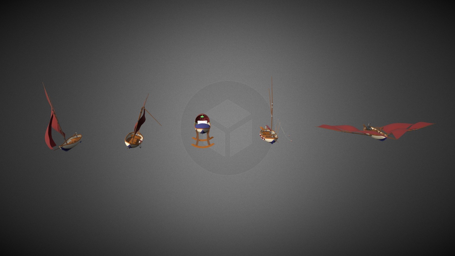 5 Versions Of Sailboat