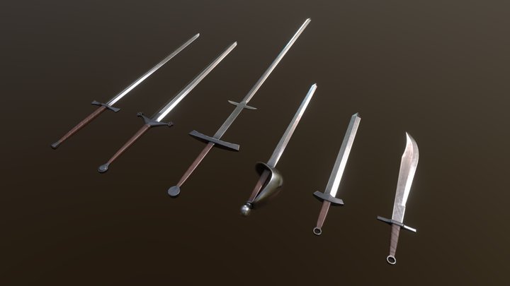 Swords! 3D Model
