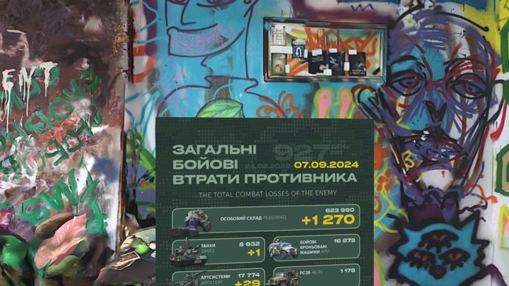 Art Hostel Kyiv Ukraine russian losses 927days 3D Model