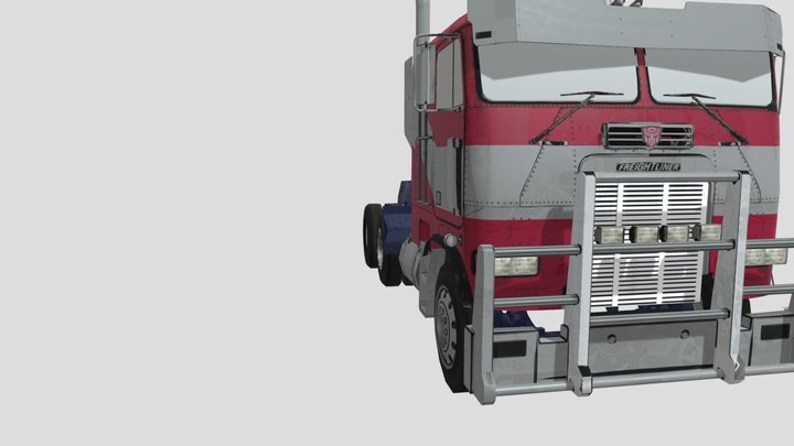 Optimus-prime-truck-mode-rise-of-the-beasts 3D Model