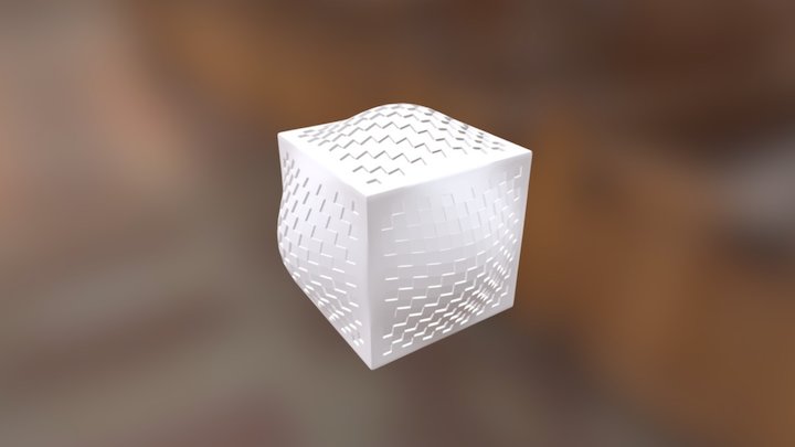 Cube SchachBrettMuster 3D Model