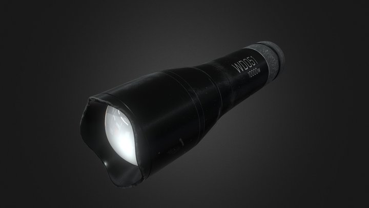 Flashlight 3D Model