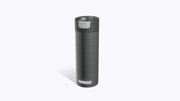 Modello 3D Thermos piccolo in acciaio inox con coppa aperta - TurboSquid  1546025