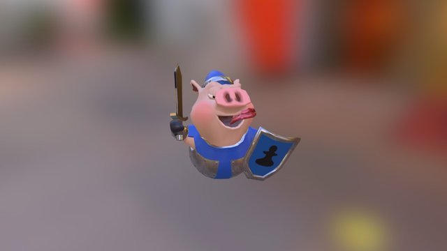 Pawn Run 3D Model