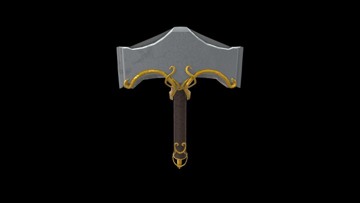 Mjolnir 3D Model 3D Model