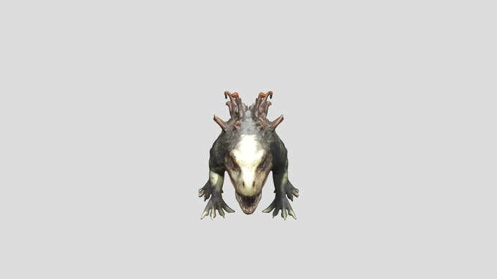 mutated kaprosuchus 3D Model