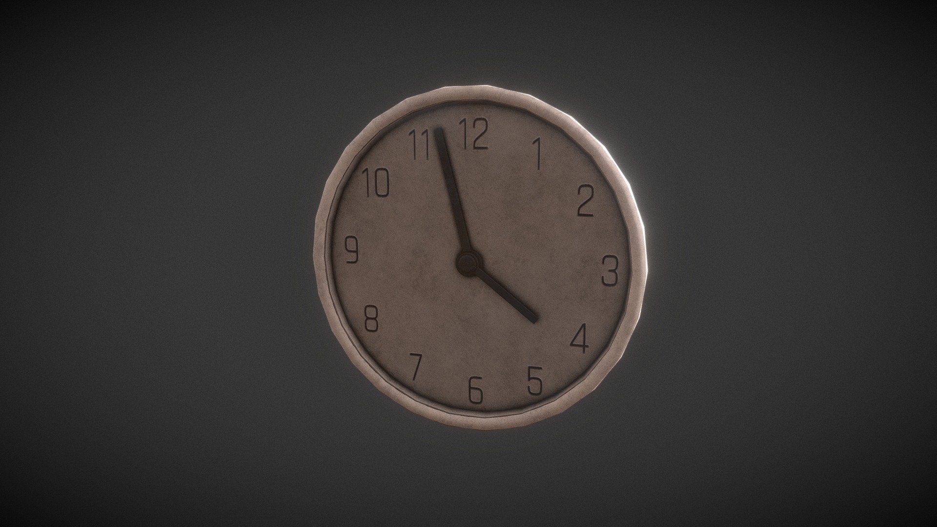 Wall Clock - 3D model by TacticalMinionz [efe9352] - Sketchfab