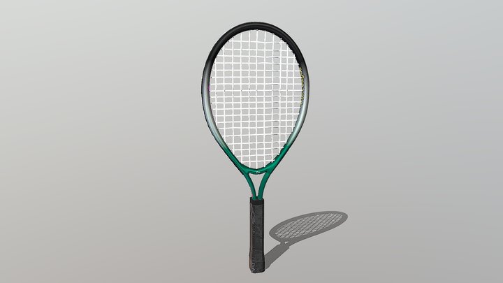 'Pro League' Tennis Racket 3D Model
