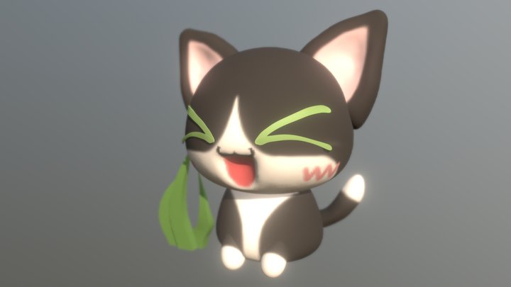 Cute Cat Assignment 3D Model