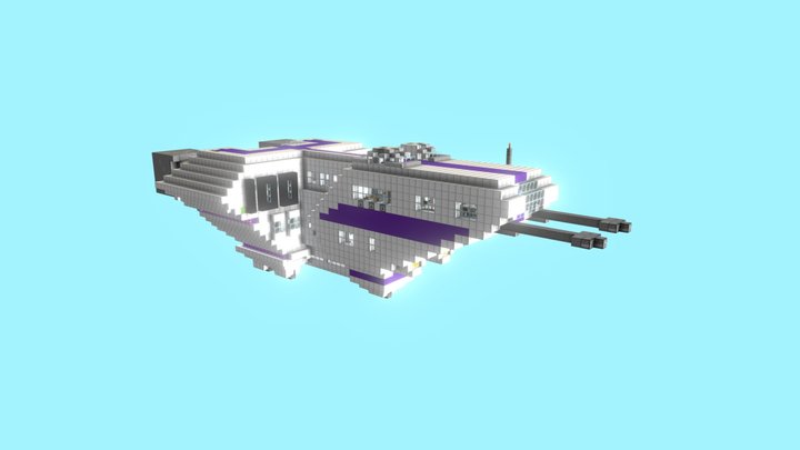 Octavarian Patrol/ Attack Ship 3D Model