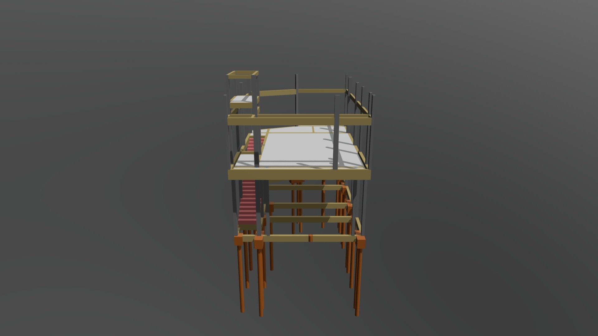Estrutura 3D - Construção de uso misto