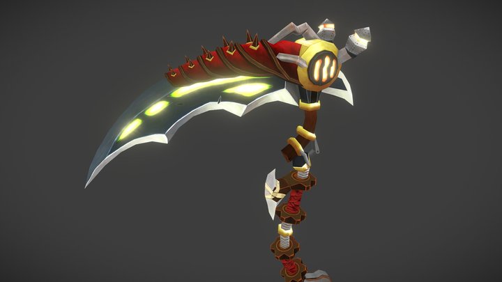 Goblin Wrench Scythe 3D Model